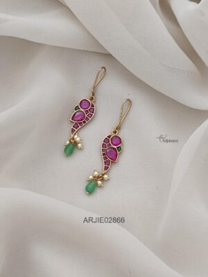 Ruby Parrot Earrings