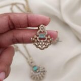 Torquise Victorian Pendant Chain