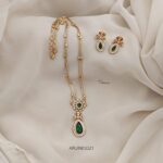 Emerald Mid Length Chain Necklace ARJIN03021