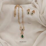 Emerald Mid Length Chain Necklace ARJIN03021