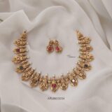 Navarathna Lakshmi Coin Necklace