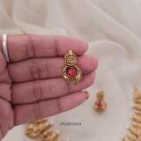 Navarathna Lakshmi Coin Necklace