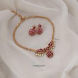 Traditional Ruby Stone Necklace