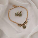 Traditional Emerald Stone Necklace