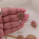 Ruby and Emerald Choker Set