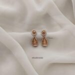 Ruby and White Lakshmi Earrings