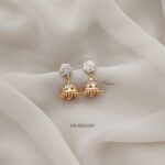 White Stone Big Screw Jhumkas ARJIE03087