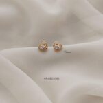 Heart Shape Screw Back Earrings