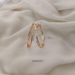 Gold Polish CZ Stone Bangles