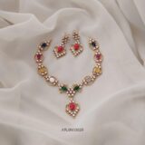 Elegant Navarathna Stone Necklace