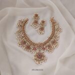 Gold Look Alike Guttapusalu Necklace