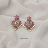 Kemp Ruby Chandbali Earrings