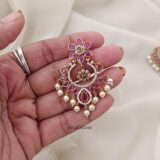 Kemp Ruby Chandbali Earrings
