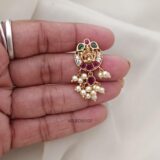 Lakshmi Multi Stone Pearl Earrings