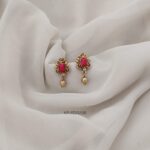 Traditional Coral Bead Earrings