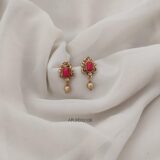 Traditional Coral Bead Earrings