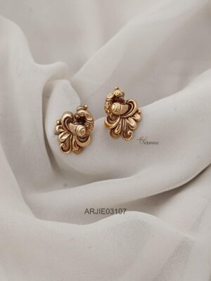 Simple Nagas Style Peacock Earrings