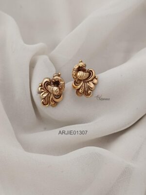 Simple Nagas Style Peacock Earrings