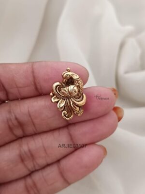 Simple Nagas Style Peacock Earrings