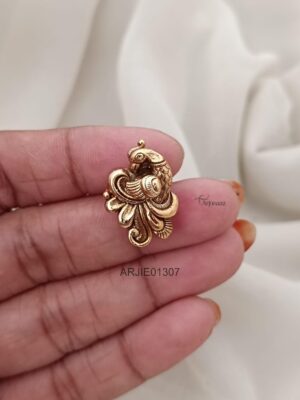 Simple Nagas Style Peacock Earrings