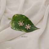 Floral Screw Back Earrings