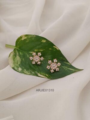 Floral Screw Back Earrings