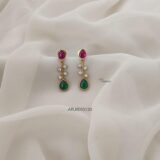 Multi Stone Matte Earrings