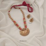 Coral Mid Length Necklace