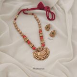 Coral Mid Length Necklace