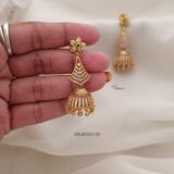 Light Weight CZ Stone Long Earrings