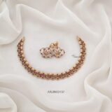 Lotus Ruby and Emerald Necklace