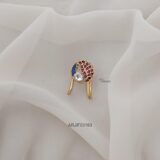 Beautiful Peacock Vanki Finger Ring