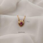 Antique Lotus Ruby Vanki Ring