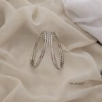 (2.10) Size Daily Wear White Stone Bangles