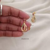 Light Weight Stone Screw Back Earrings ARJIE03143