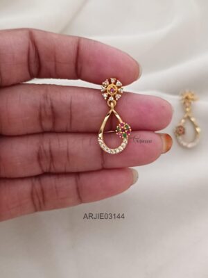 Light Weight Screw Back Earrings ARJIE03144