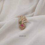 Traditional Multi Stone Saree Pin ARJIS03150