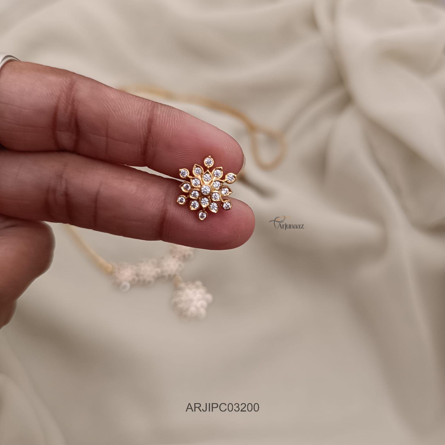 Dollar Chain with Earrings ARJIPC03200 Dollar Chain with Earrings ARJIPC03200