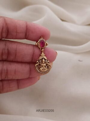 Ruby Lakshmi Victorian Earrings