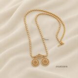 White Stone CZ Necklace