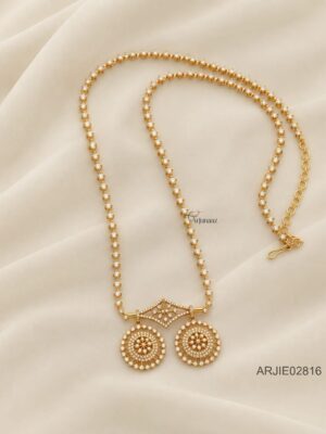 White Stone CZ Necklace