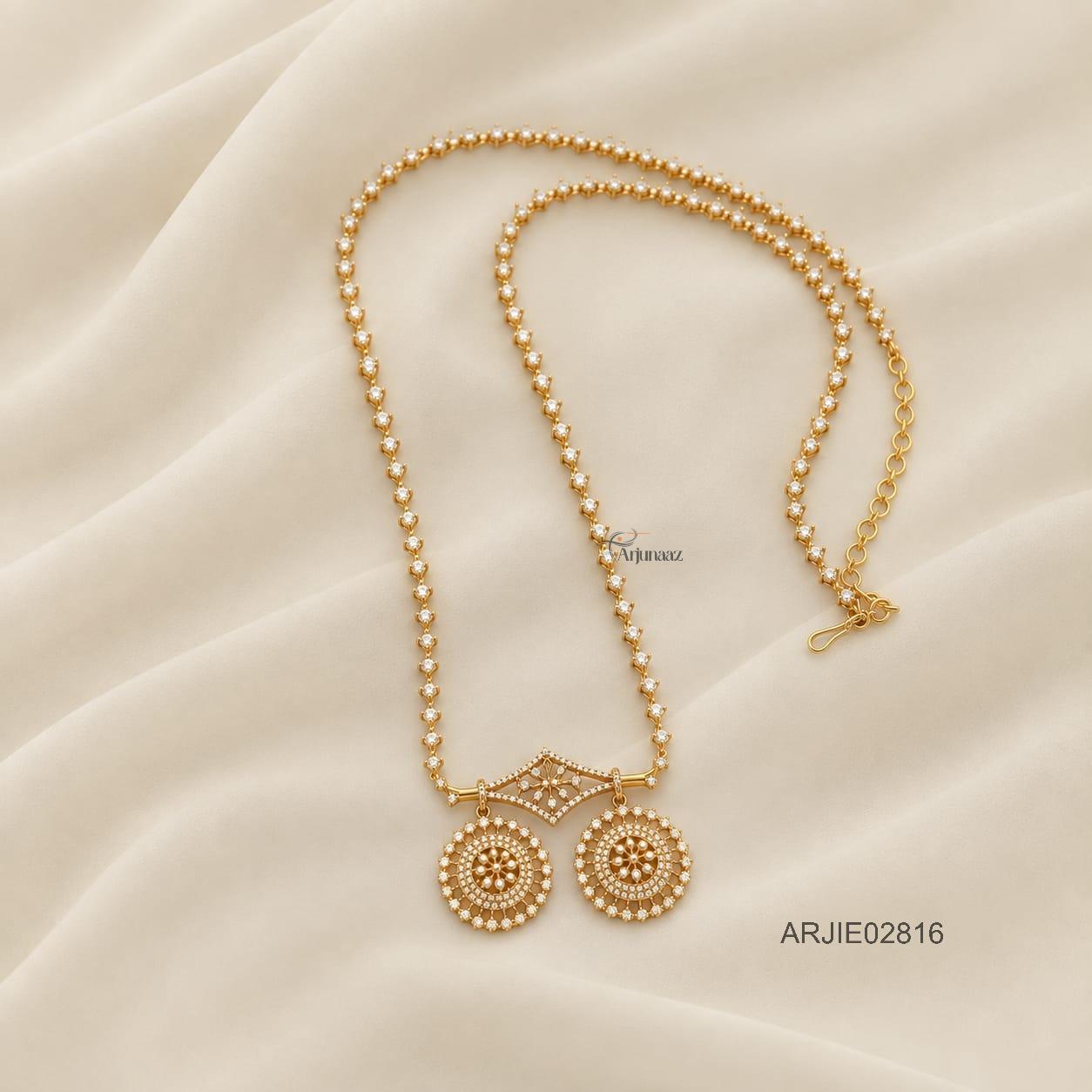 White Stone CZ Necklace White Stone CZ Necklace