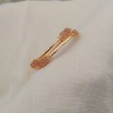 (2.10)Size White CZ Stones Bangles