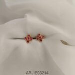 Ruby 5 Stone Screw Back Earrings ARJIE03214