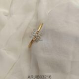 White Stone Open Type Bracelet ARJIB03216